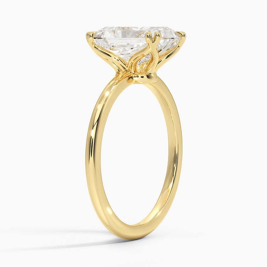 Aveline Solitaire Ring - Radiant Cut Center Stone