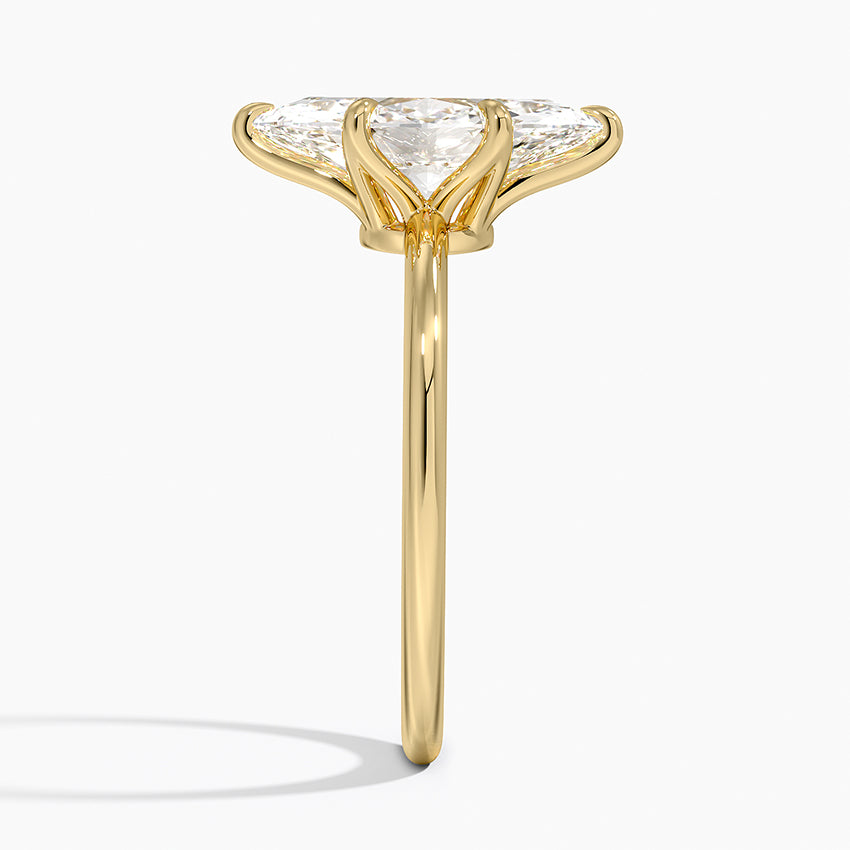 Petite Esme 1.5mm Ring - Marquise Center Stone