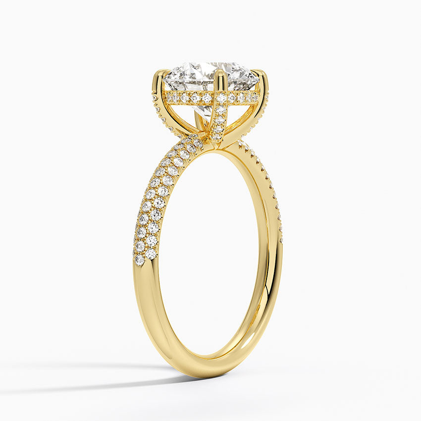 Valencia Diamond Ring (1/3 ct. tw.) - Round Center Stone
