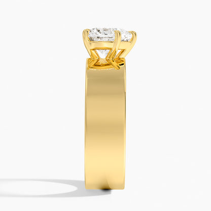 Peyton 6mm Solitaire Ring - Heart Center Stone