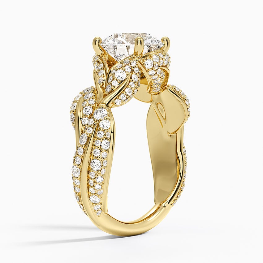 Olivia Diamond Ring (1 ct. tw.) - Round Center Stone