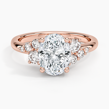 Corinne Diamond Ring (1/3 ct. tw.) - Oval Center Stone