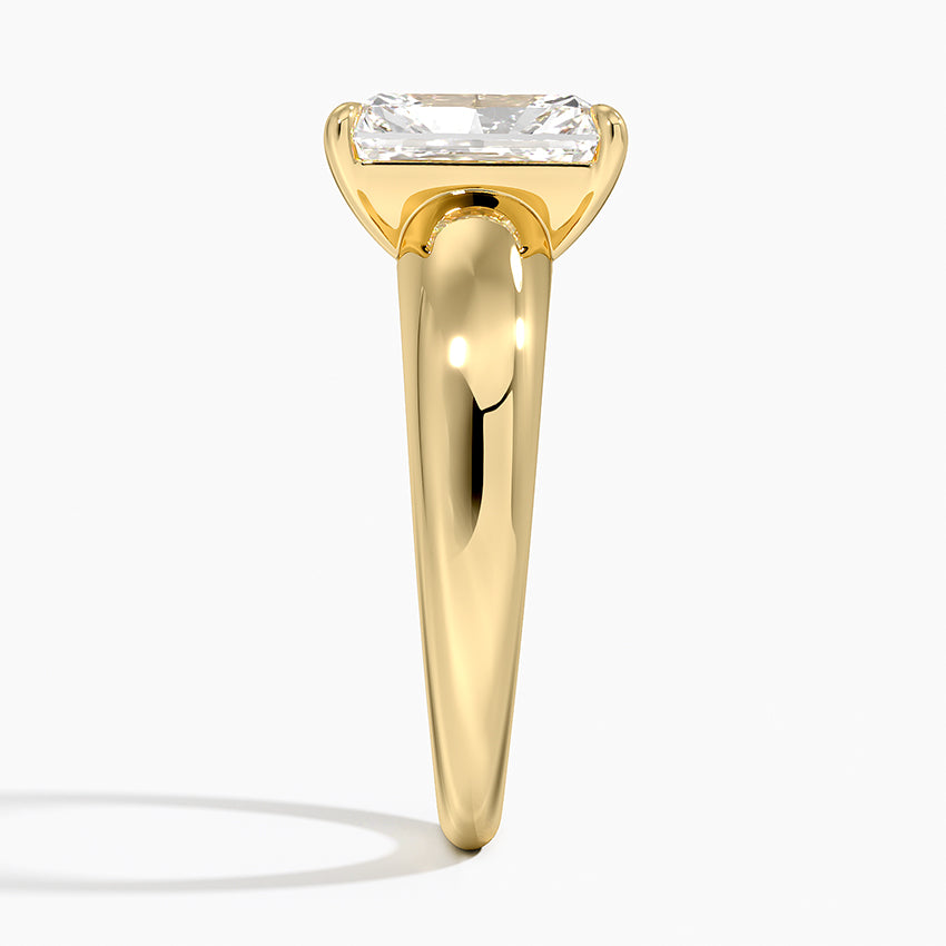 Adrian Solitaire Ring - Radiant Cut Center Stone