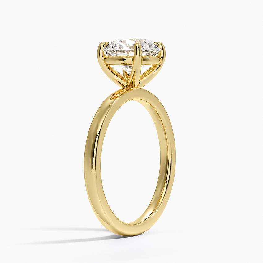 Fairmined Perfect Fit Solitaire 2mm Ring - Round Center Stone