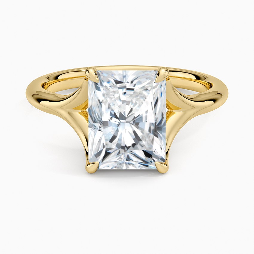 Reverie Solitaire Ring - Radiant Cut Center Stone