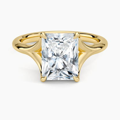 Reverie Solitaire Ring - Radiant Cut Center Stone