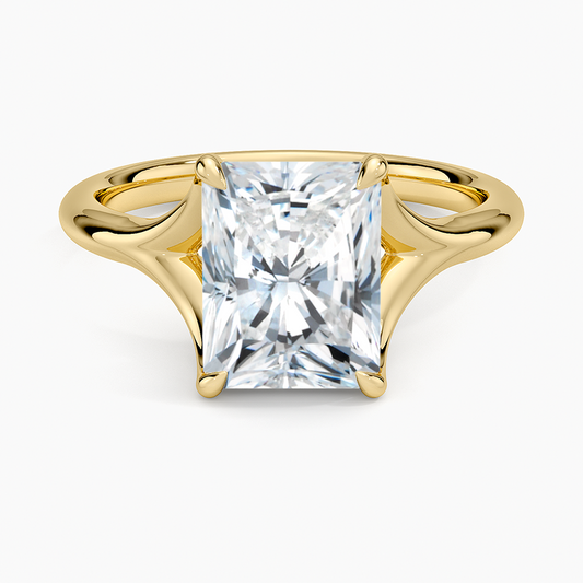 Reverie Solitaire Ring - Radiant Cut Center Stone