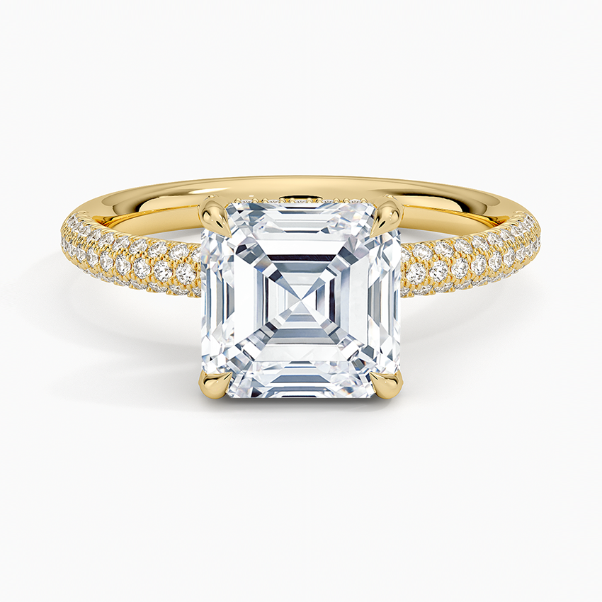 Valencia Diamond Ring (1/3 ct. tw.) - Asscher Cut Center Stone