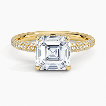 Valencia Diamond Ring (1/3 ct. tw.) - Asscher Cut Center Stone