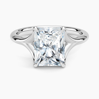 Reverie Solitaire Ring - Radiant Cut Center Stone