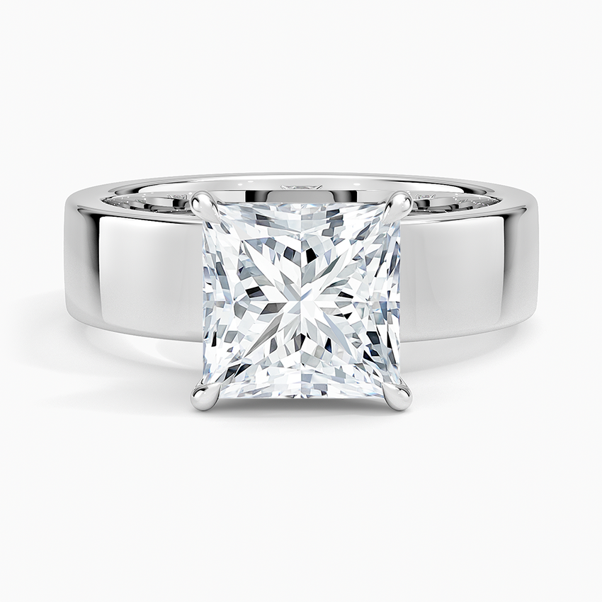 Alden Diamond Ring - Princess Cut Center Stone