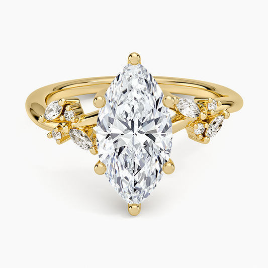 Arden Diamond Ring (1/6 ct. tw.) - Marquise Center Stone