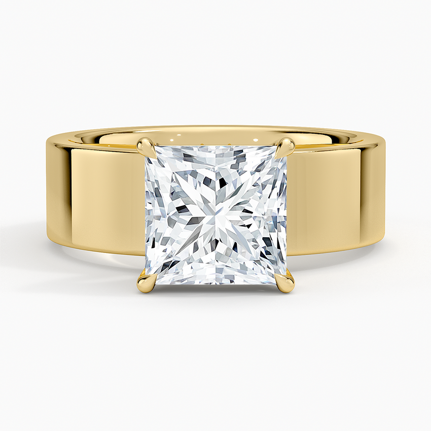 Peyton 6mm Solitaire Ring - Princess Cut Center Stone