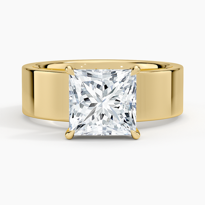 Peyton 6mm Solitaire Ring - Princess Cut Center Stone