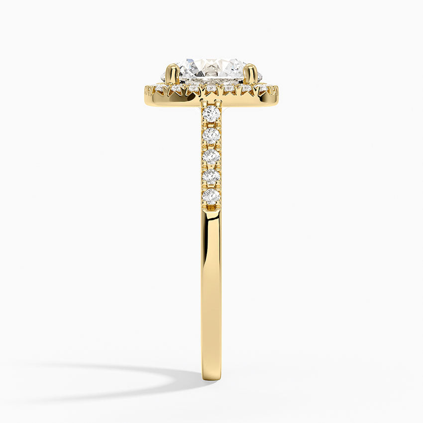 Odessa Halo Diamond Ring (1/5 ct. tw.) - Round Center Stone