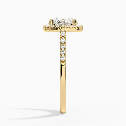 Odessa Halo Diamond Ring (1/5 ct. tw.) - Round Center Stone