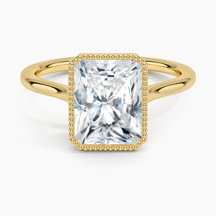 Margot Bezel Ring - Radiant Cut Center Stone