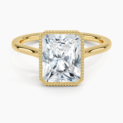 Margot Bezel Ring - Radiant Cut Center Stone