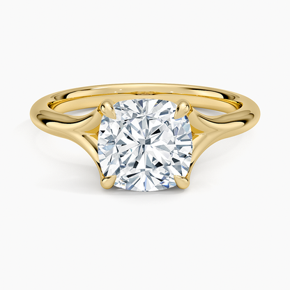 Reverie Solitaire Ring - Cushion Cut Center Stone