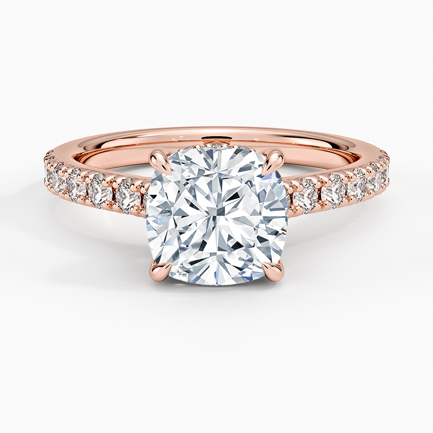Grand Lissome Diamond Ring - Cushion Cut Center Stone
