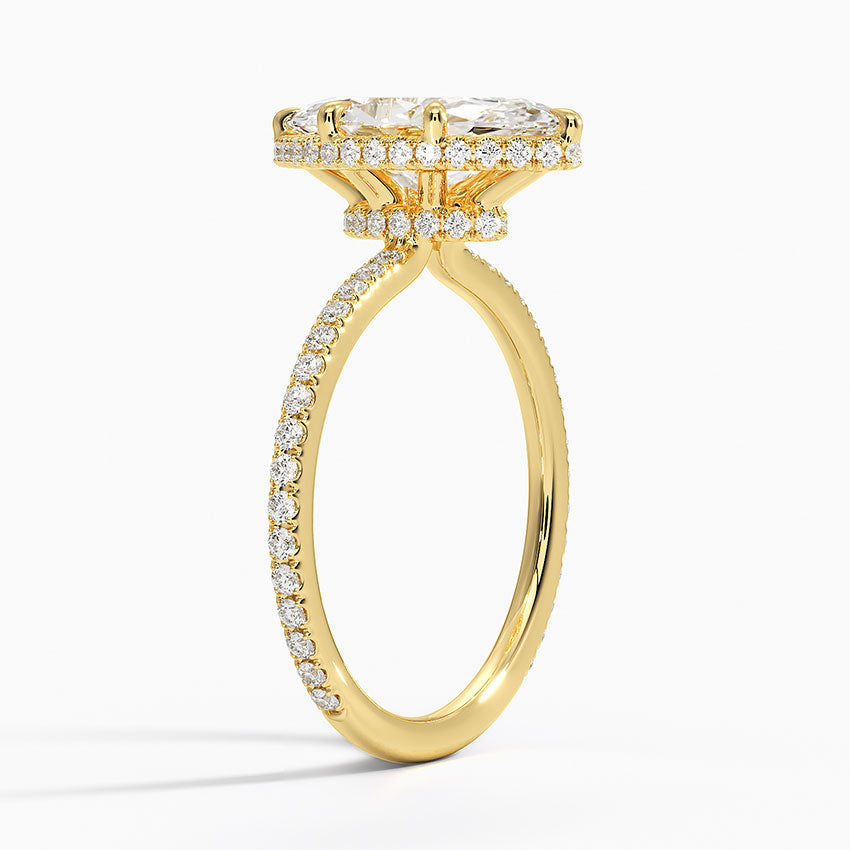 Gala Diamond Ring - Marquise Center Stone