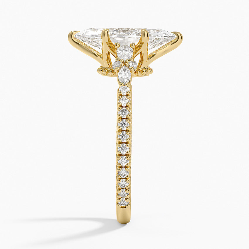 Primrose Diamond Ring - Marquise Center Stone