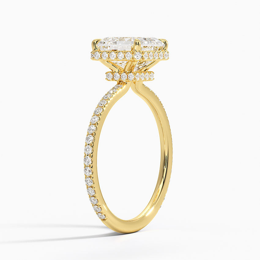 Gala Diamond Ring - Asscher Cut Center Stone