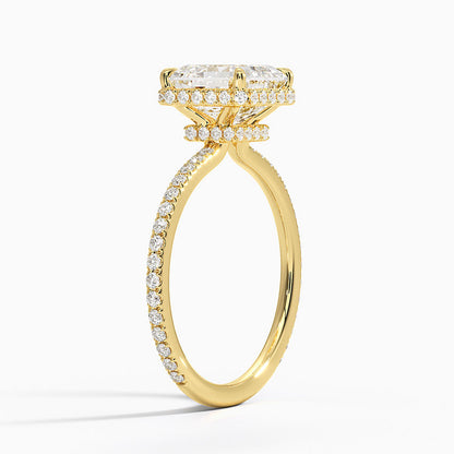 Gala Diamond Ring - Asscher Cut Center Stone