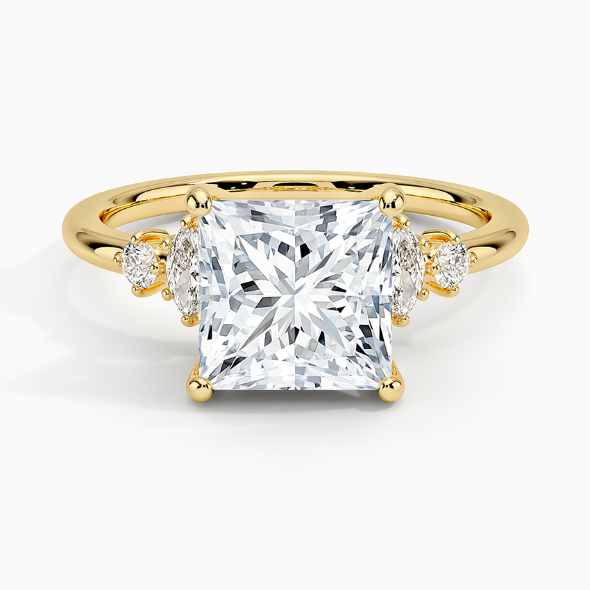 Miroir Diamond Ring - Princess Cut Center Stone