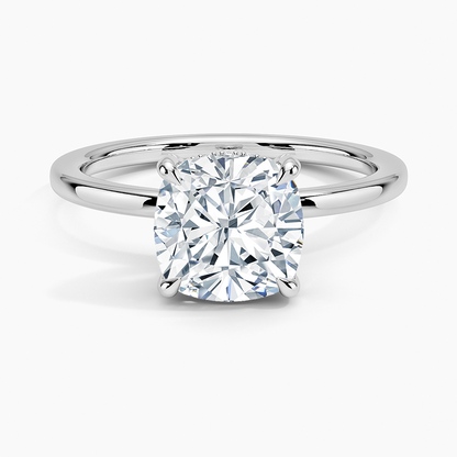 Lumiere 1.5mm Diamond Ring - Cushion Cut Center Stone