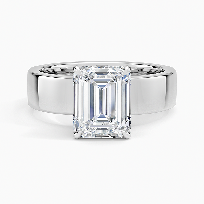 Alden Diamond Ring - Emerald Cut Center Stone