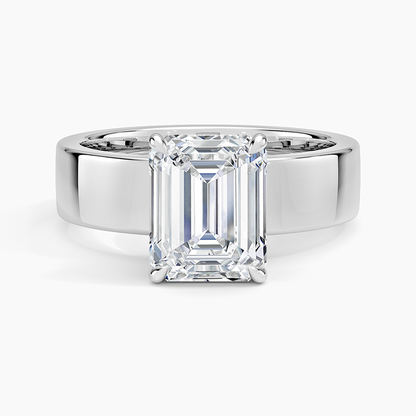 Alden Diamond Ring - Emerald Cut Center Stone