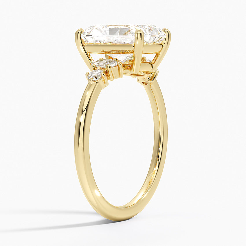 Miroir Diamond Ring - Radiant Cut Center Stone
