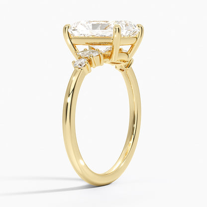 Miroir Diamond Ring - Radiant Cut Center Stone