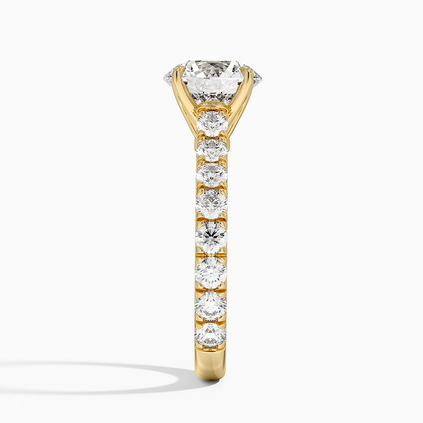 Anthology Three-Quarter Coverage Diamond Ring (7/8 ct. tw.) - Round Center Stone
