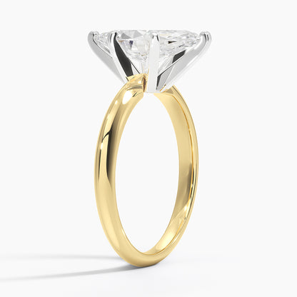 Classic Six-Prong Solitaire Ring - Marquise Center Stone