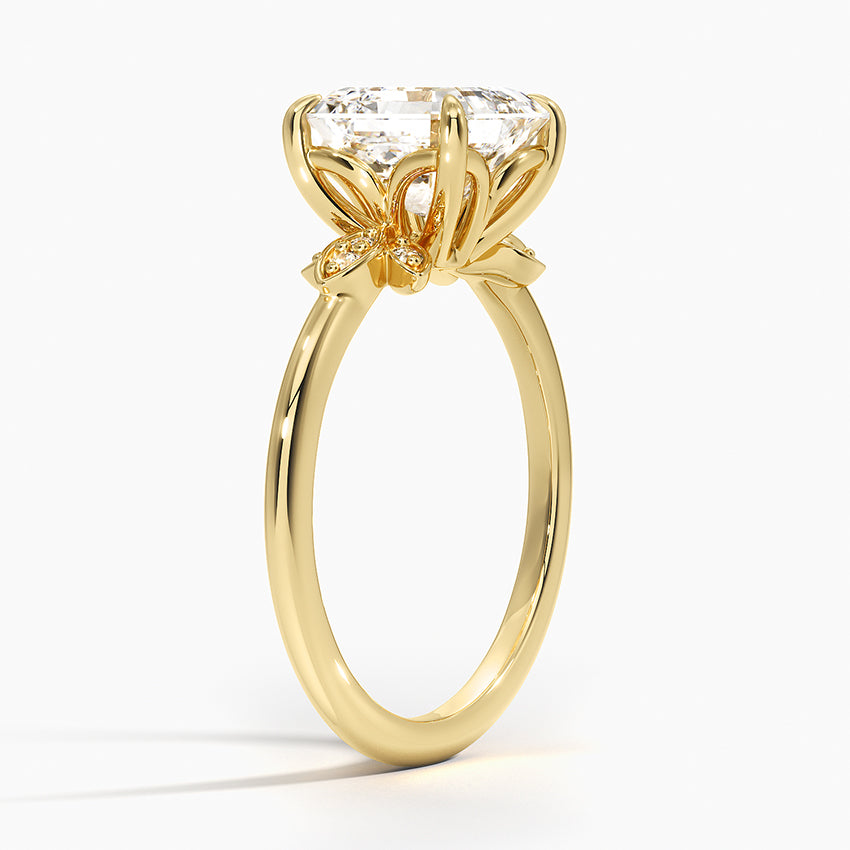 Fiore Diamond Ring - Asscher Cut Center Stone