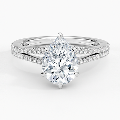 Icon Diamond Ring (1/3 ct. tw.) - Pear Center Stone