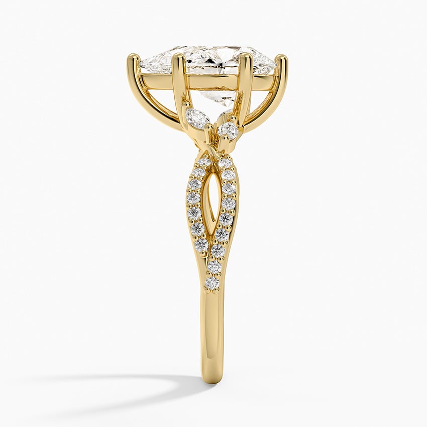 Luxe Willow Diamond Ring (1/4 ct. tw.) - Pear Center Stone