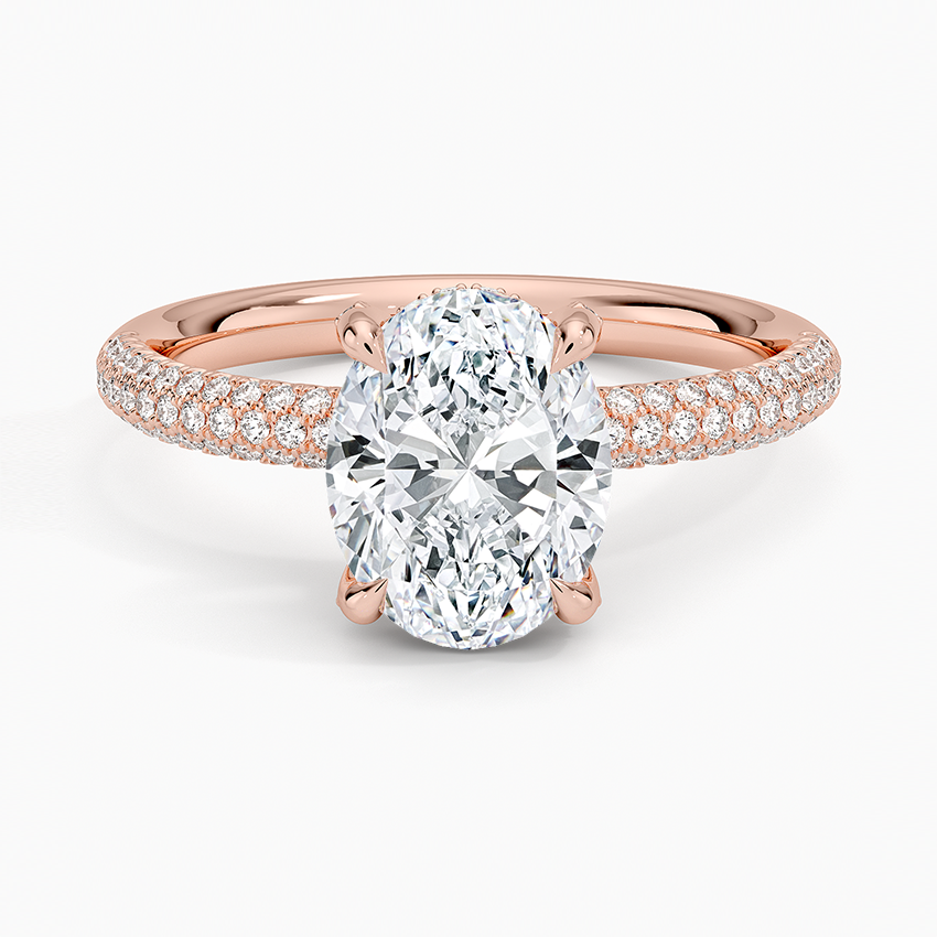 Valencia Diamond Ring (1/3 ct. tw.) - Oval Center Stone