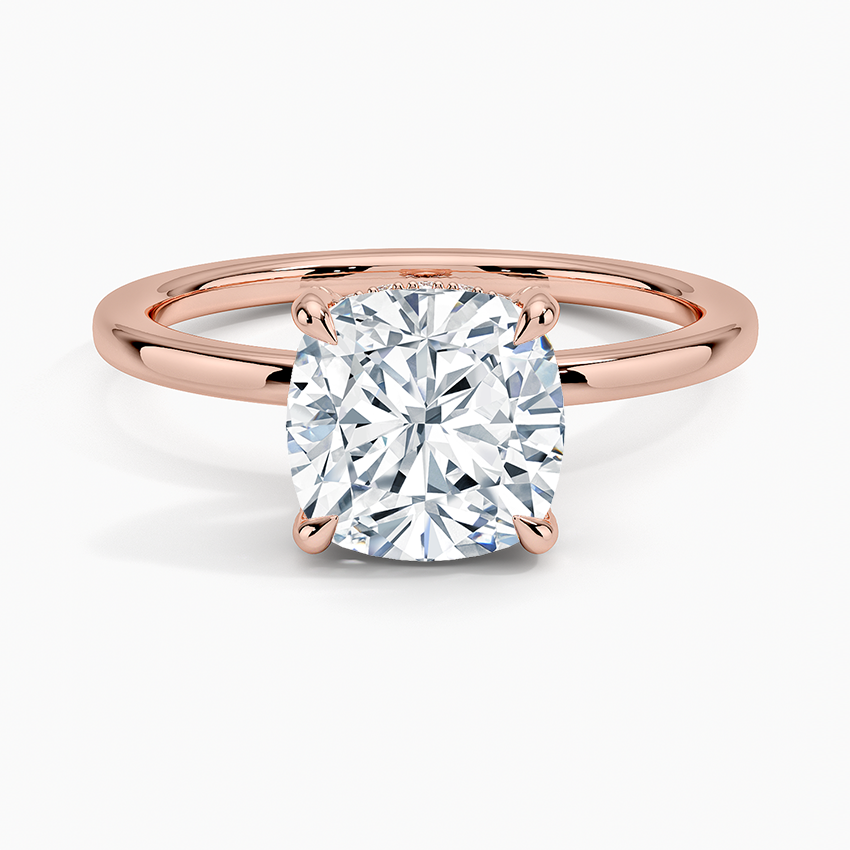 Lumiere 1.5mm Diamond Ring - Cushion Cut Center Stone