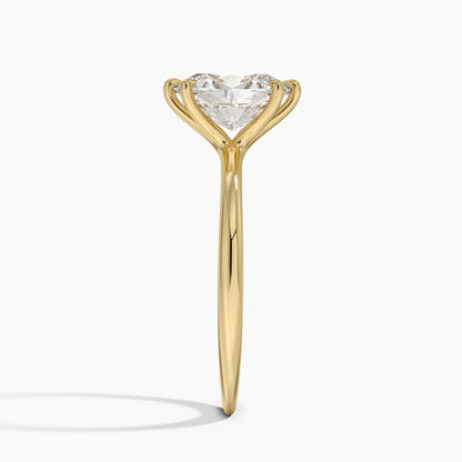 Freesia Six-Prong Solitaire Ring - Oval Cut Center Stone