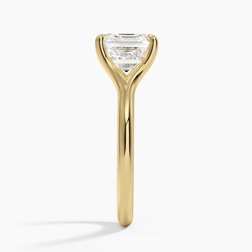 Reverie Solitaire Ring - Asscher Cut Center Stone