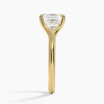 Reverie Solitaire Ring - Asscher Cut Center Stone