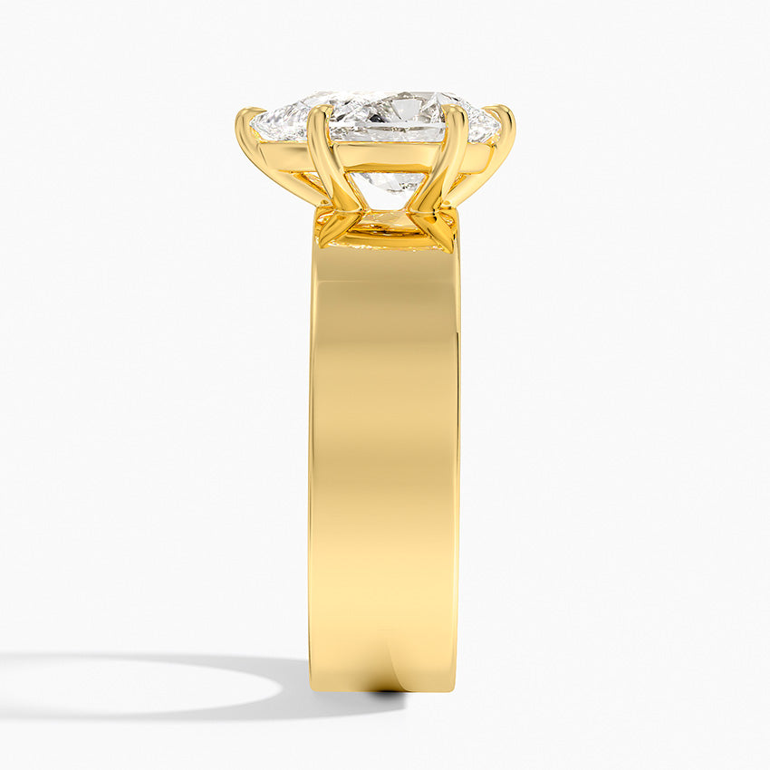 Peyton 6mm Solitaire Ring - Pear Center Stone