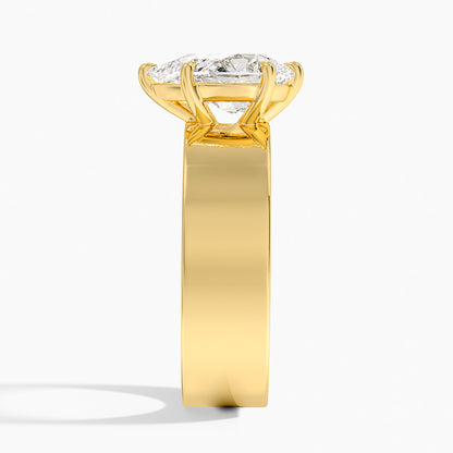 Peyton 6mm Solitaire Ring - Pear Center Stone