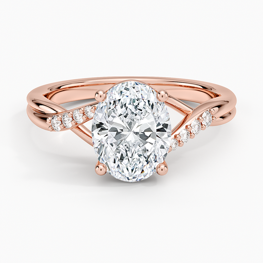Chamise Diamond Ring (1/15 ct. tw.) - Oval Center Stone