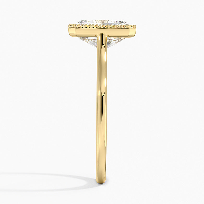 Margot Bezel Ring - Radiant Cut Center Stone
