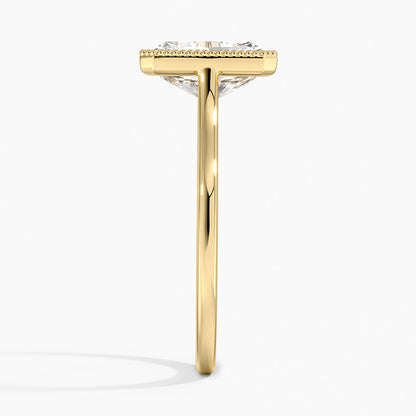 Margot Bezel Ring - Radiant Cut Center Stone