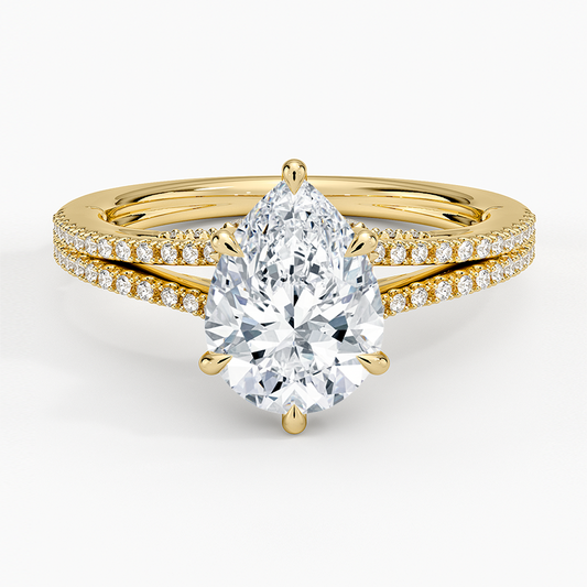 Icon Diamond Ring (1/3 ct. tw.) - Pear Center Stone